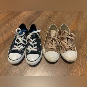 Girls’ Converse shoes (2 pairs)
